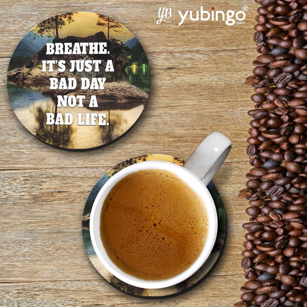 Its Not A Bad Life Coasters - corporate gift by YuBingo