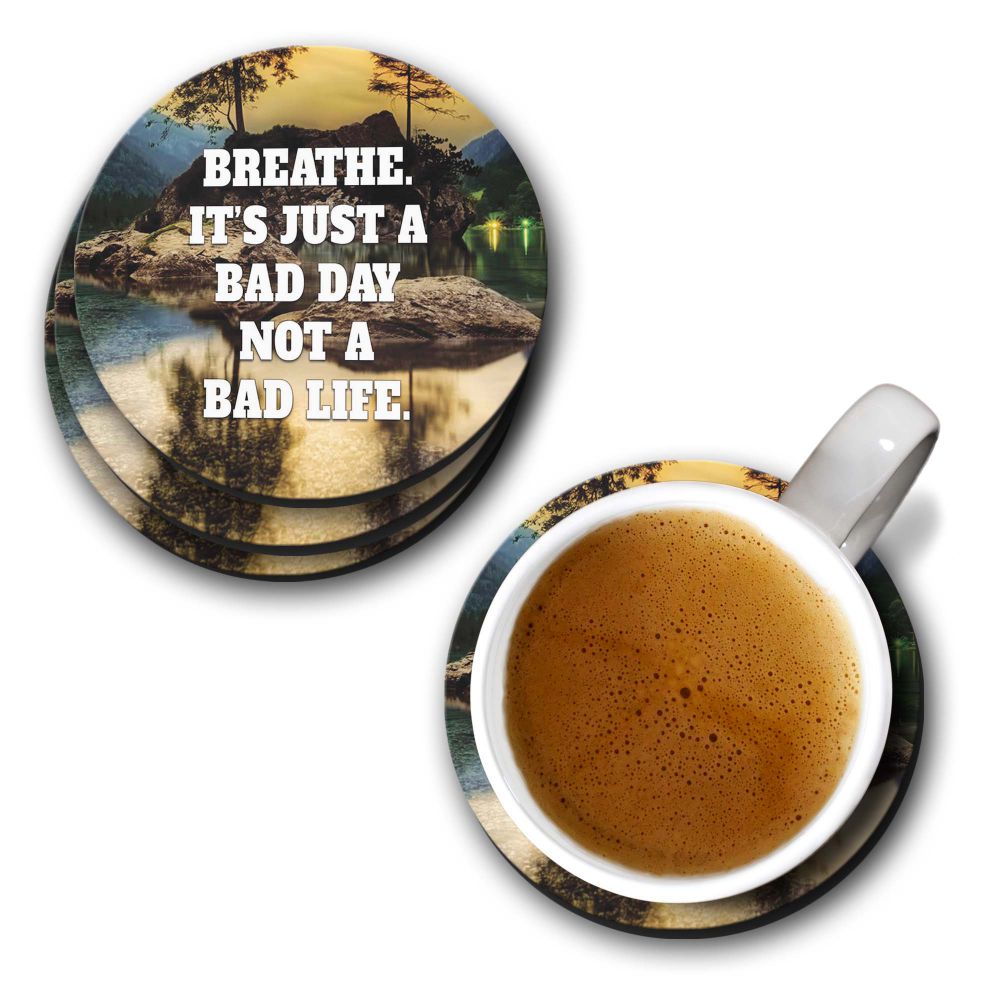Its Not A Bad Life Coasters - corporate gift by YuBingo