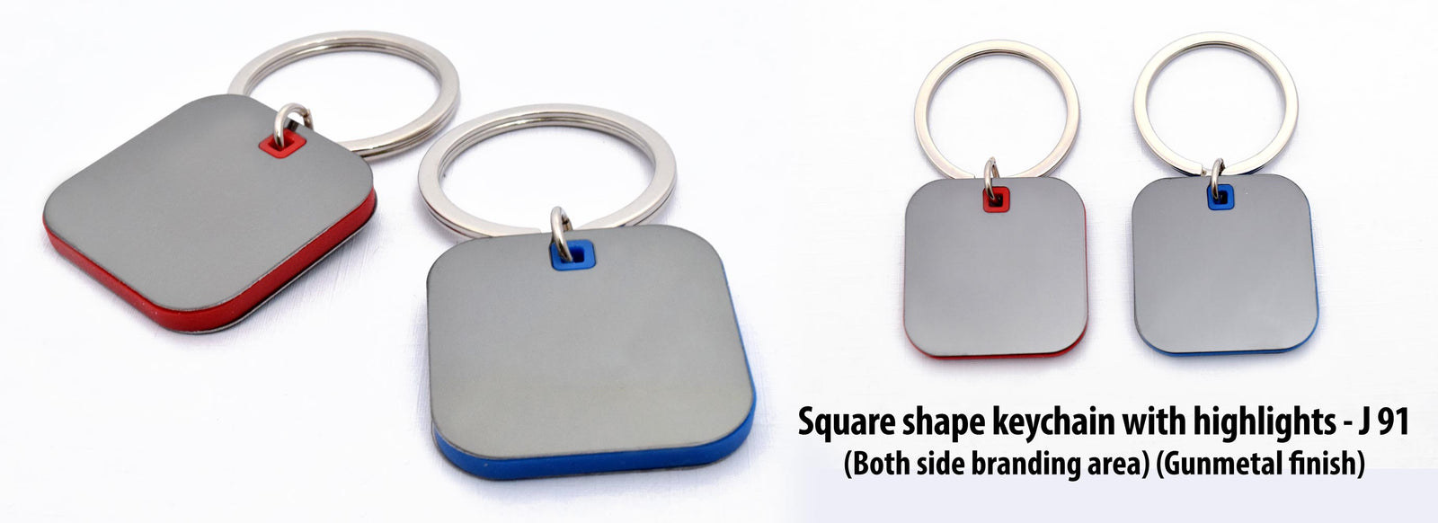 Droplet Shape Keychain with Highlights - corporate gift by YuBingo