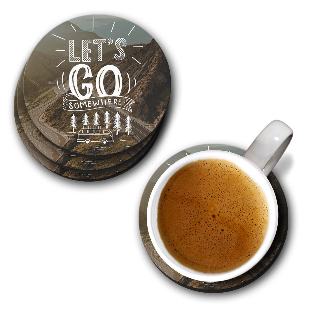 Let's Go Coasters - corporate gift by YuBingo