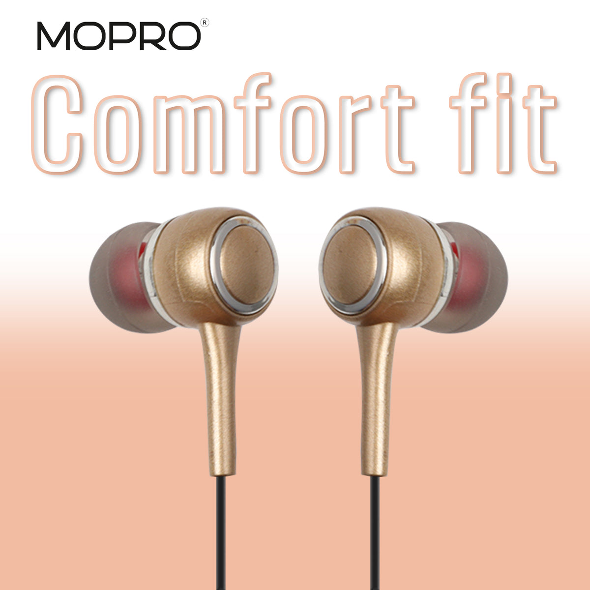 MoPro Bluetooth Earphone Wireless Freedom 200 - Golden - product image 5