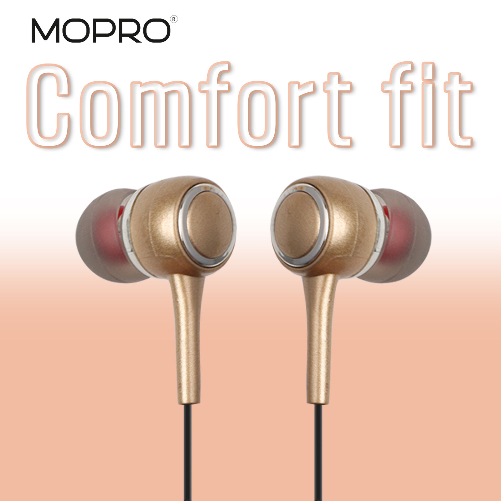 MoPro Bluetooth Earphone Wireless Freedom 200 - Golden - product image 5