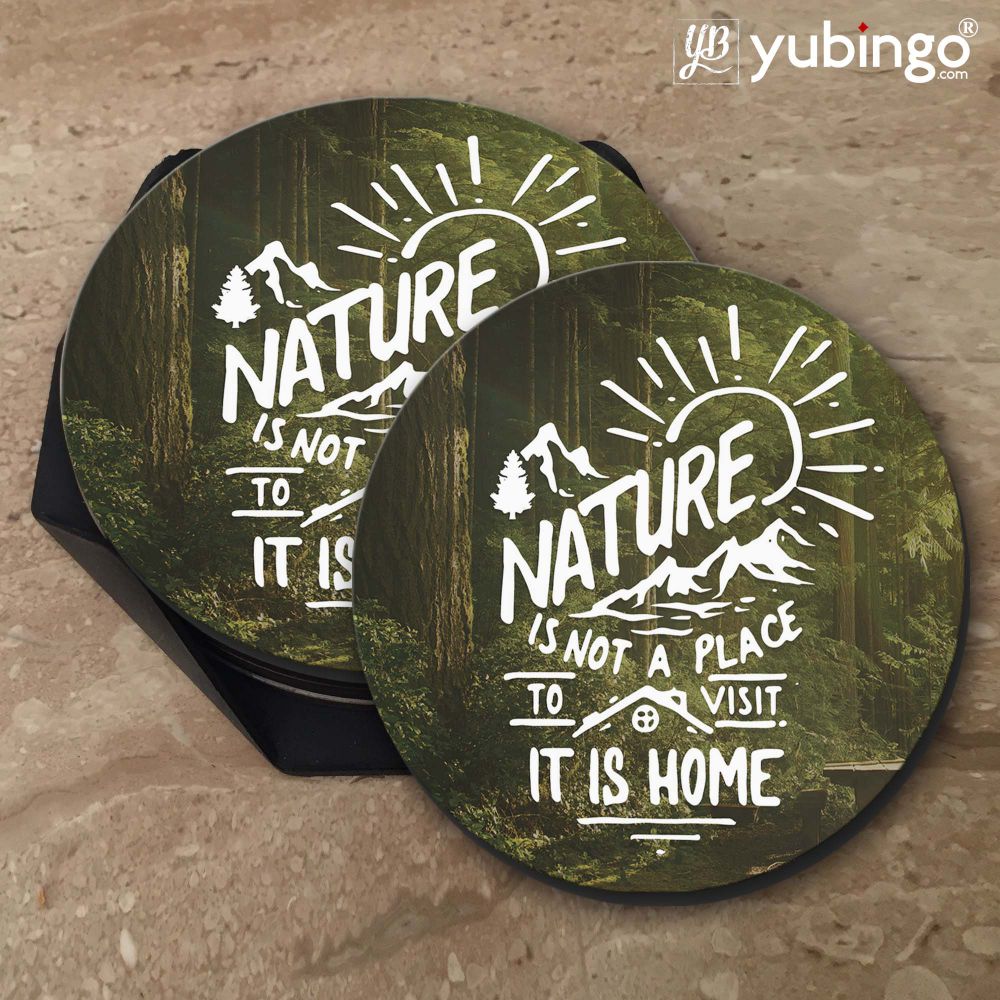 Nature is Home Coasters - product image 5
