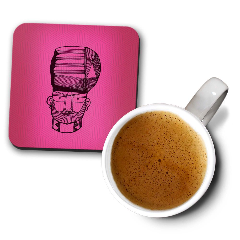 Intense look Coasters - corporate gift by YuBingo