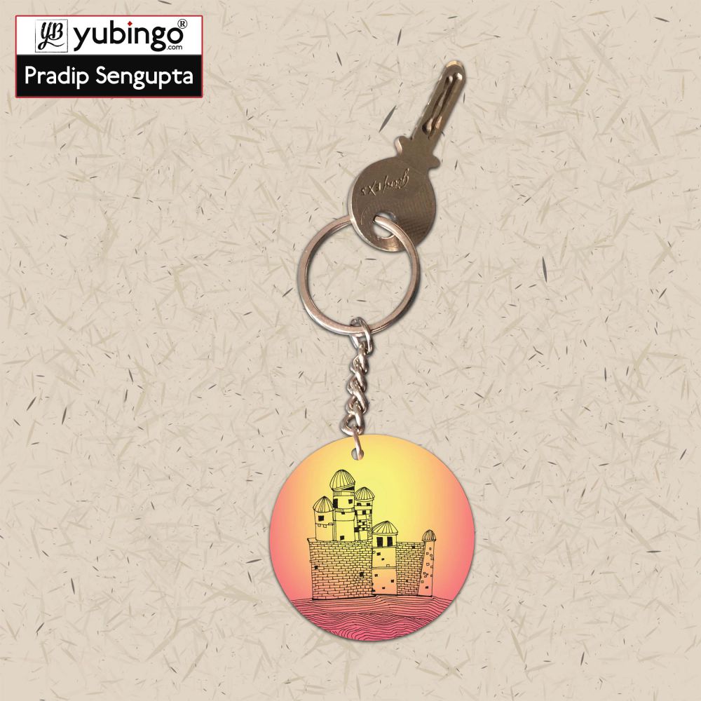 Structure Round Keychain - product image 3