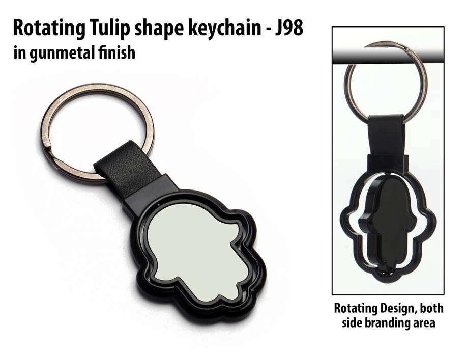 Rotating Tulip Shape Keychain - product image 2