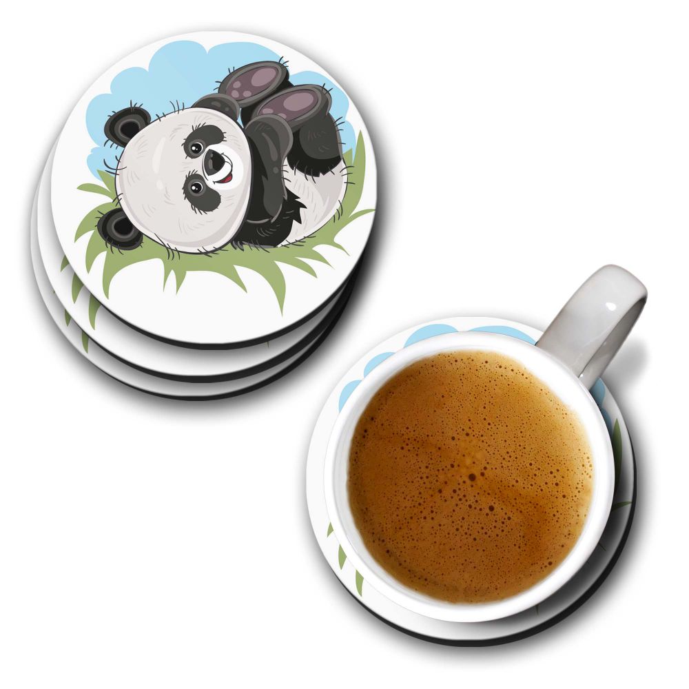Rolling Panda Coasters - corporate gift by YuBingo