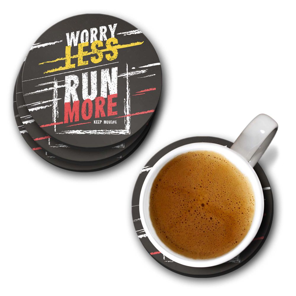 Run More Coasters - corporate gift by YuBingo
