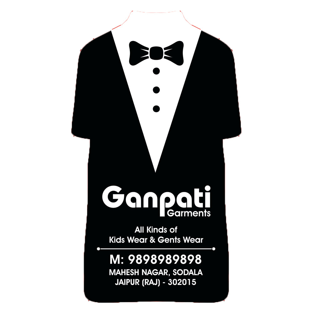 Premium Die Cut Visiting Card - Shape 12 - product image 2