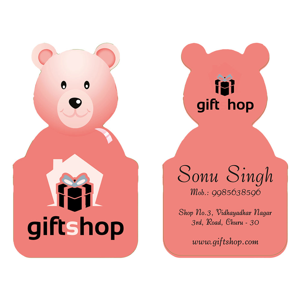 Premium Die Cut Visiting Card - Shape 14 - product image 2