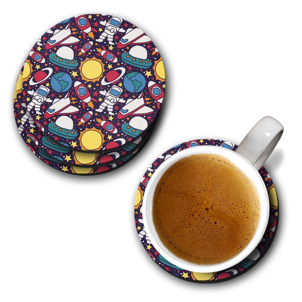 Space Journey Coasters - corporate gift by YuBingo