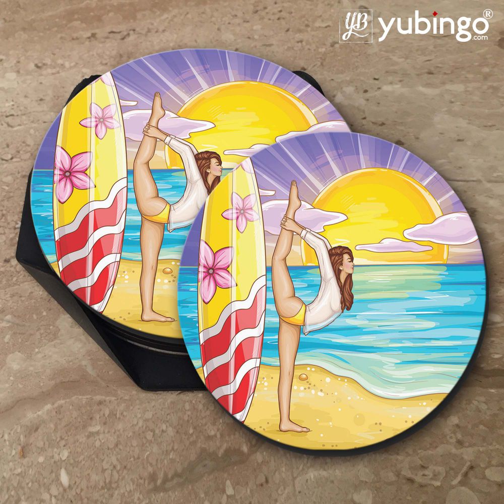 Sunrise with Yoga Coasters - product image 5
