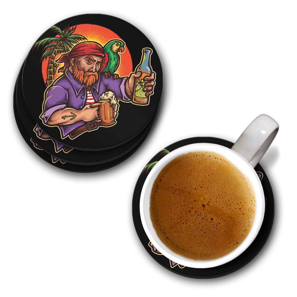 Sunset Drink Coasters - corporate gift by YuBingo