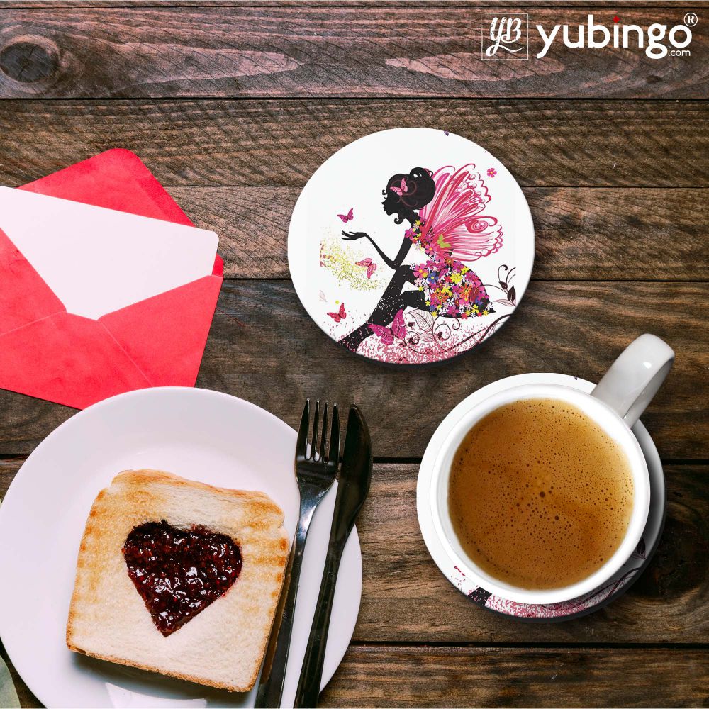 The Pixie With Her Butterflies Coasters - product image 3