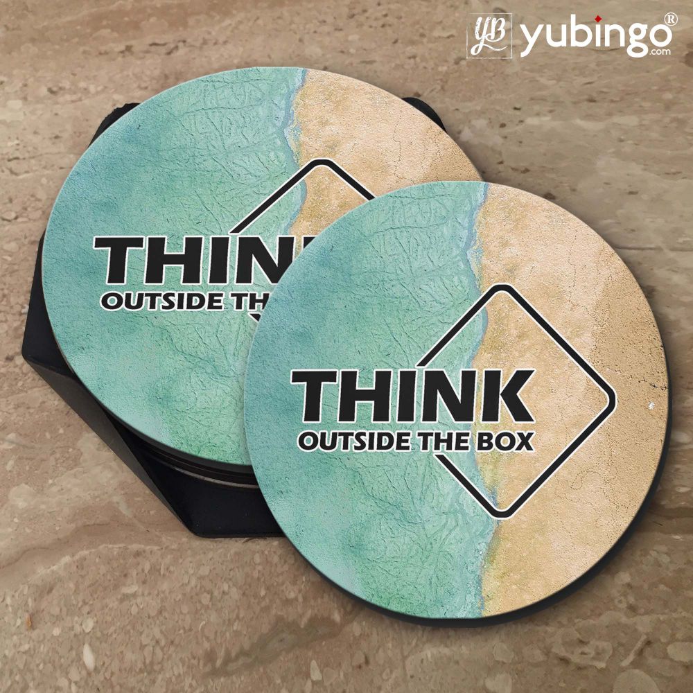 Think Outside The Box Coasters - product image 5