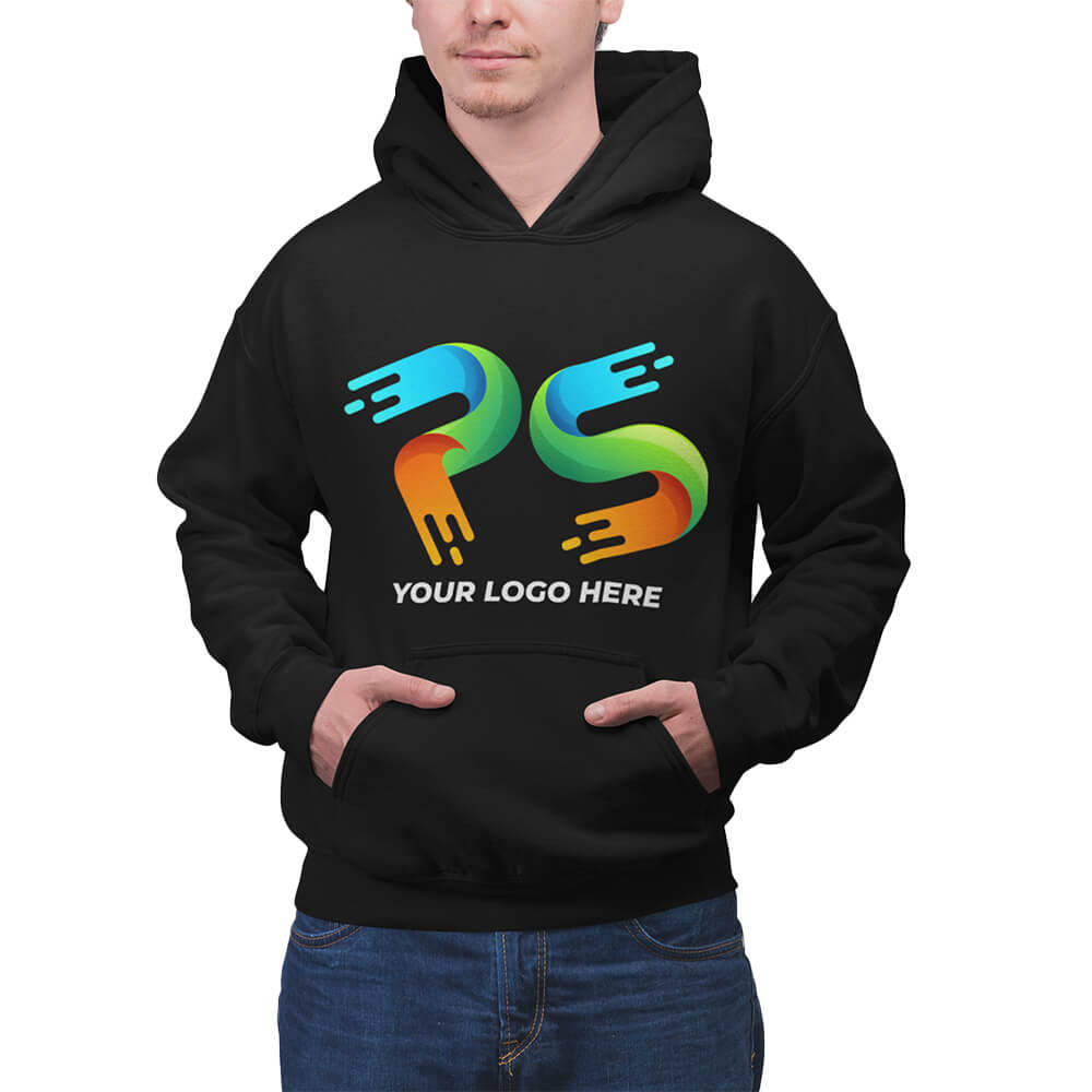 Black Customised Hoodie - Front and Back Print - product image 3