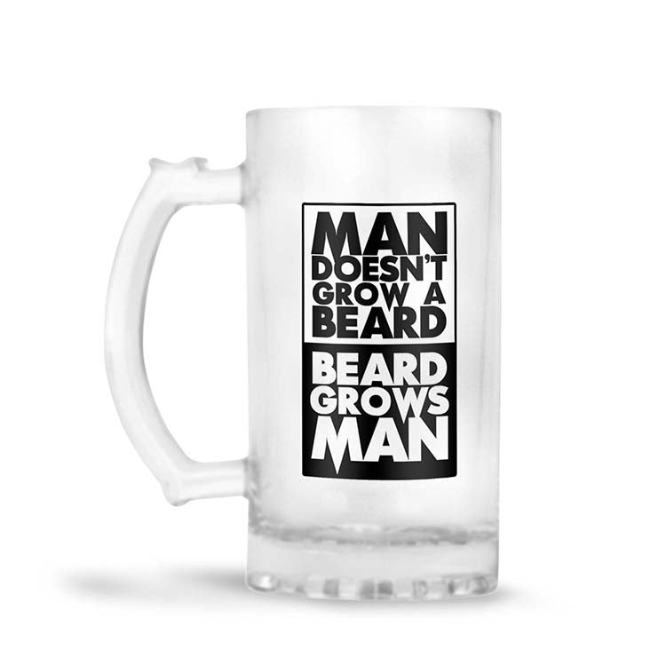 Beard Grows Man Beer Mug - corporate gift by YuBingo