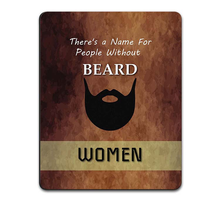 Beard Is Must Mouse Pad - corporate gift by YuBingo