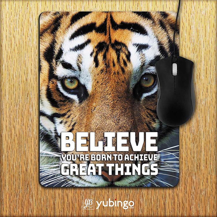 Believe Mouse Pad - corporate gift by YuBingo