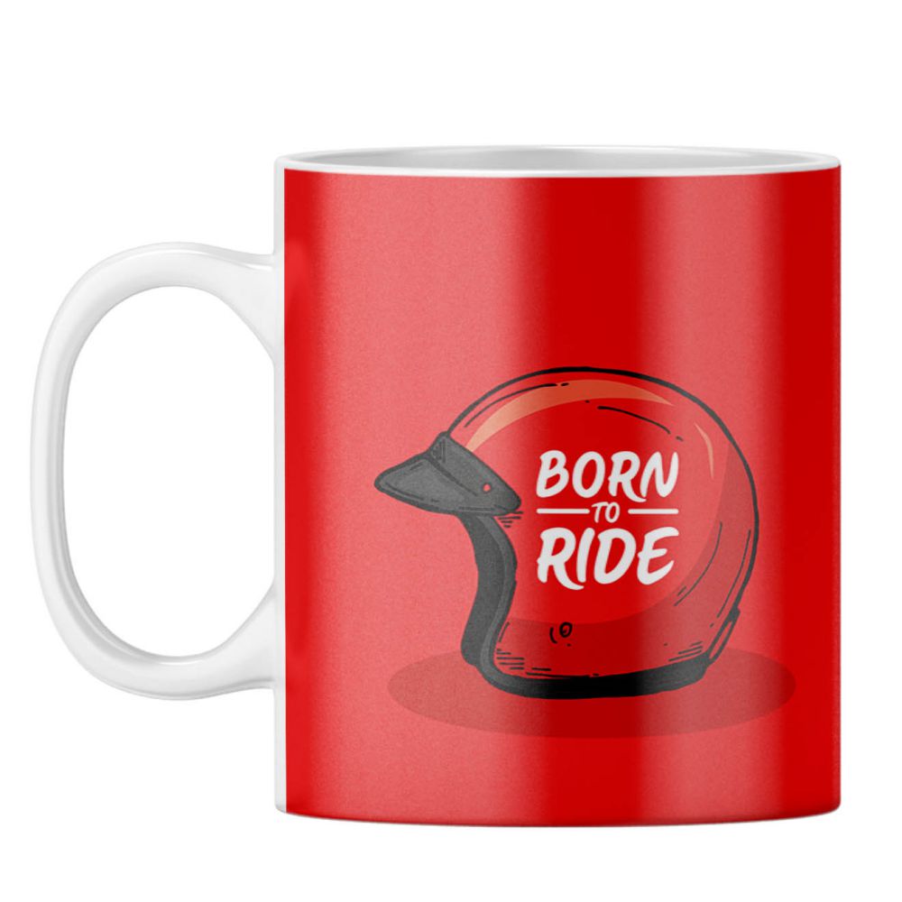 Born 2 Ride Coffee Mug - corporate gift by YuBingo