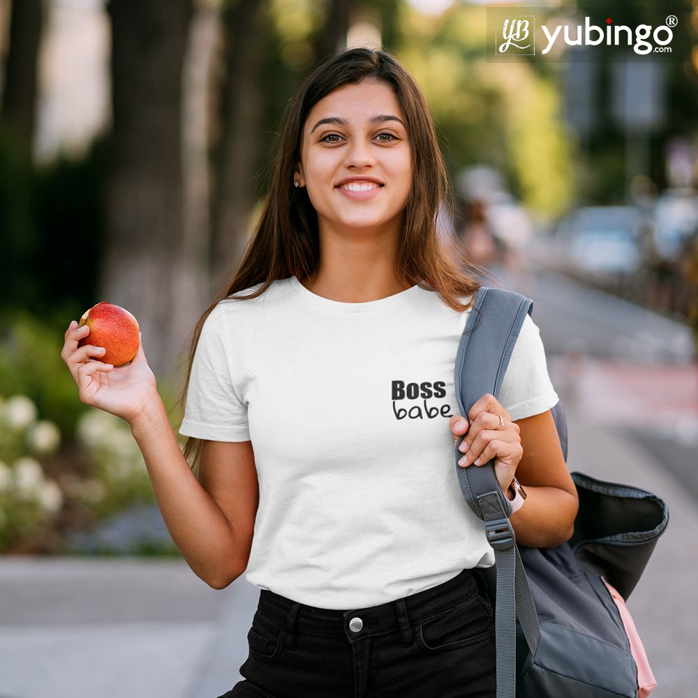 Boss Babe T-Shirt-White