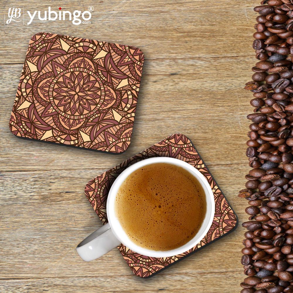 Brown Pattern Coasters - product image 4