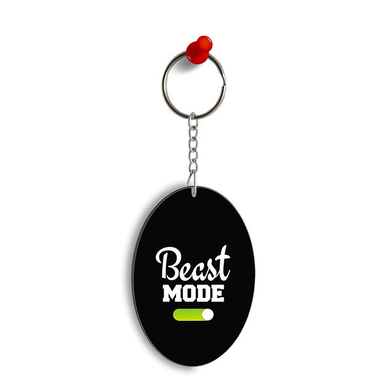 Beast Mode Oval Key Chain - corporate gift by YuBingo