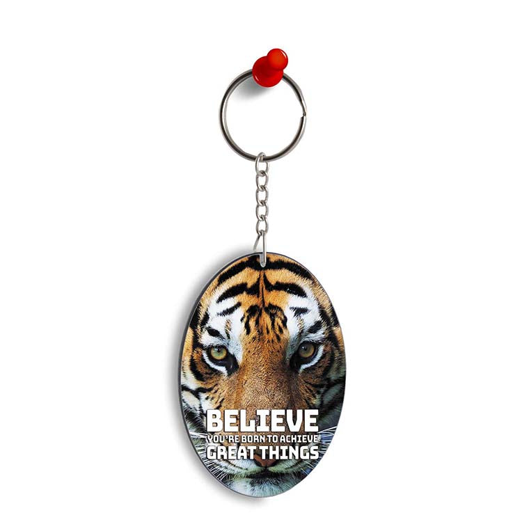 Believe Oval Key Chain - corporate gift by YuBingo