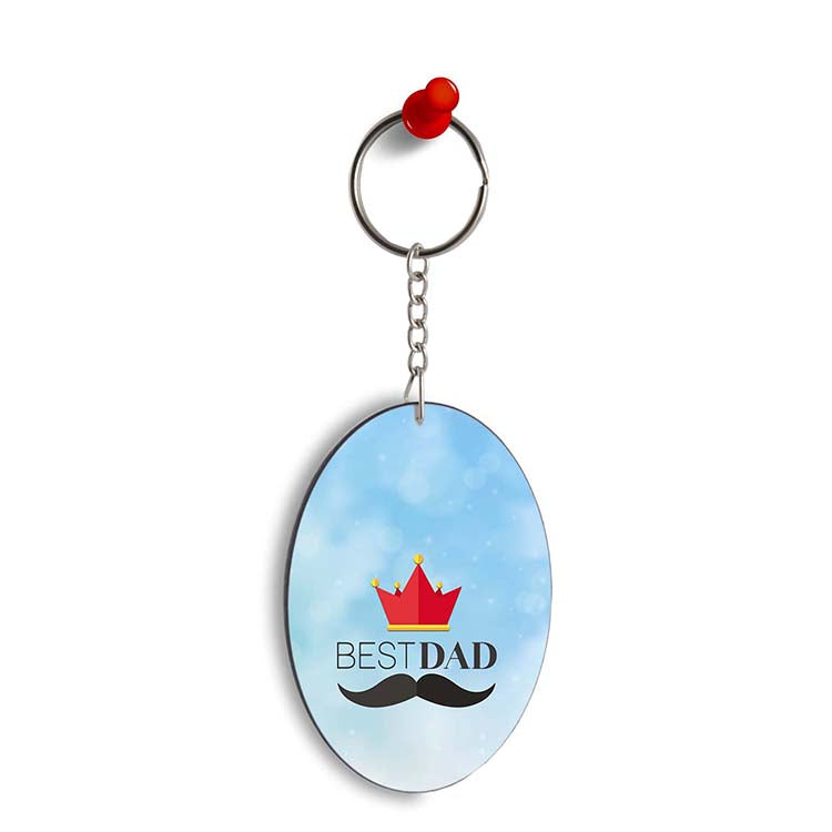 Best Dad Oval Key Chain - corporate gift by YuBingo