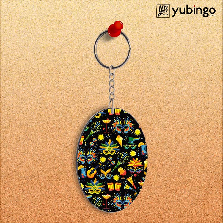 Brazil Oval Key Chain - corporate gift by YuBingo