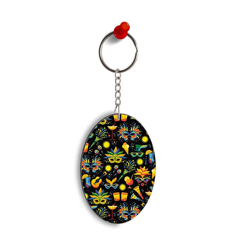Brazil Oval Key Chain - corporate gift by YuBingo