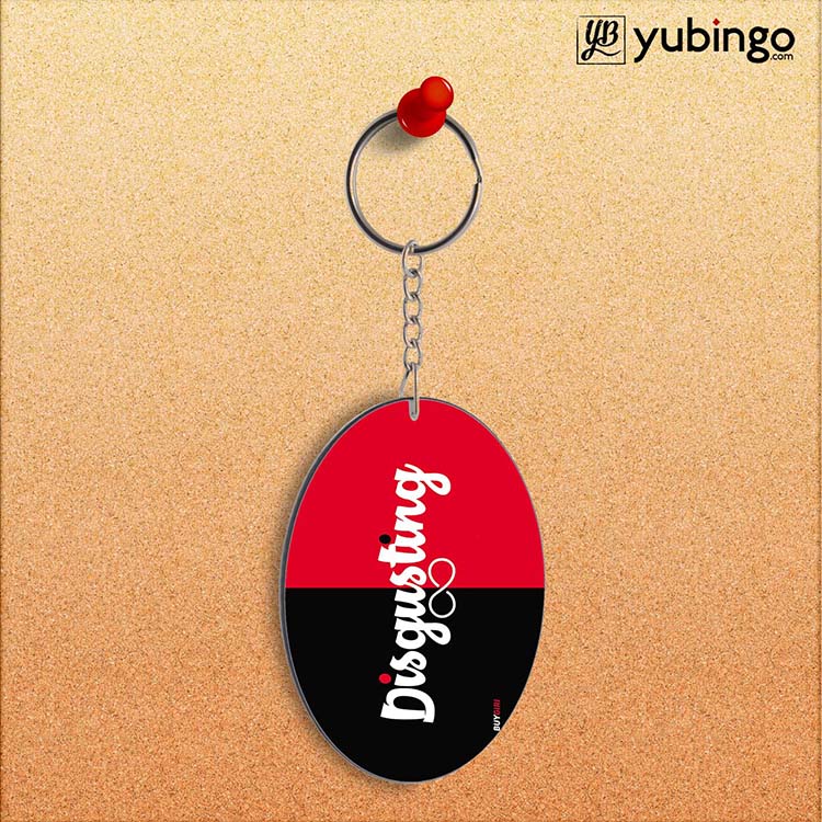 Disgusting Oval Key Chain - corporate gift by YuBingo
