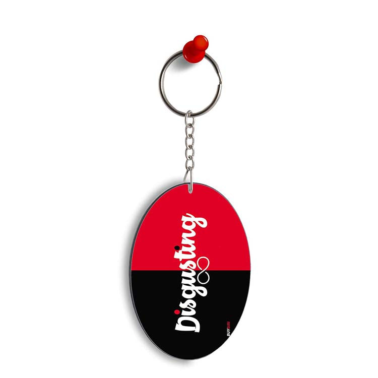 Disgusting Oval Key Chain - corporate gift by YuBingo