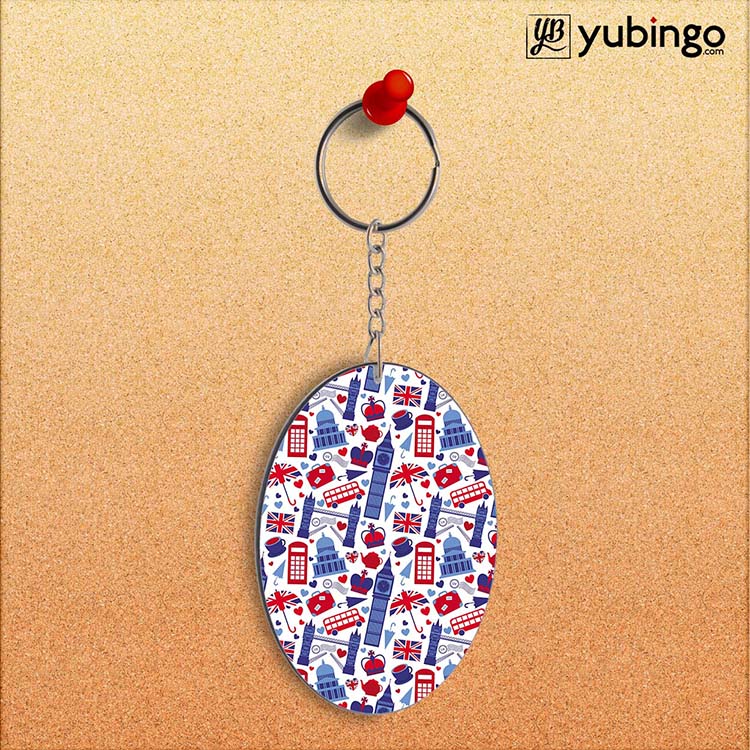 London Oval Key Chain - corporate gift by YuBingo