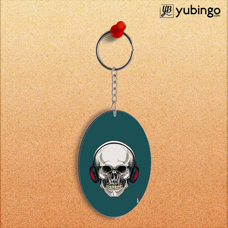 Music Deep Inside Oval Key Chain - corporate gift by YuBingo