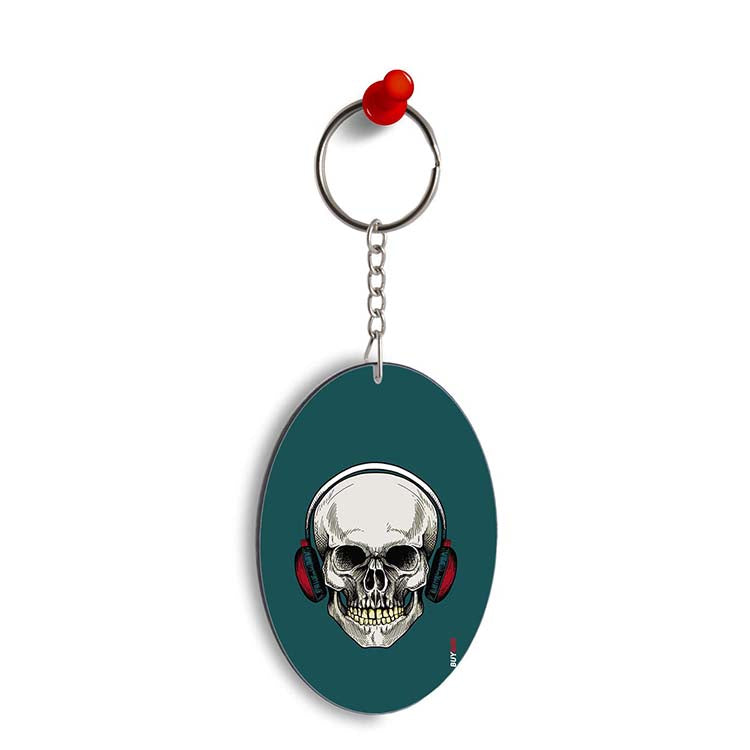 Music Deep Inside Oval Key Chain - corporate gift by YuBingo