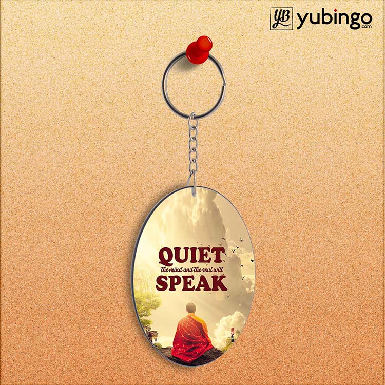 Soul Will Speak Oval Key Chain - product image 2
