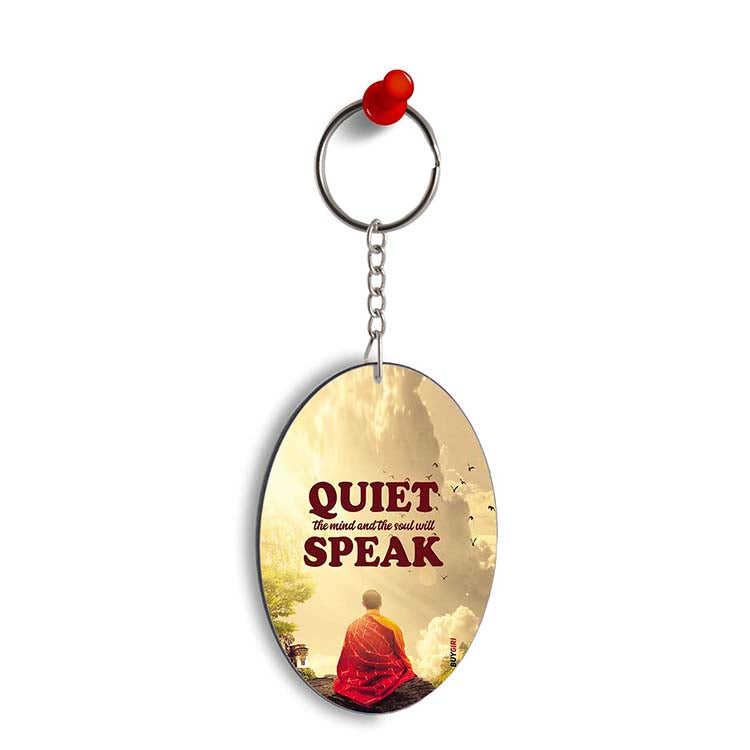 Soul Will Speak Oval Key Chain - corporate gift by YuBingo