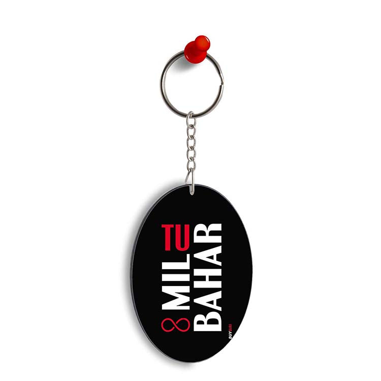 Tu Mil Bahar Oval Key Chain - corporate gift by YuBingo