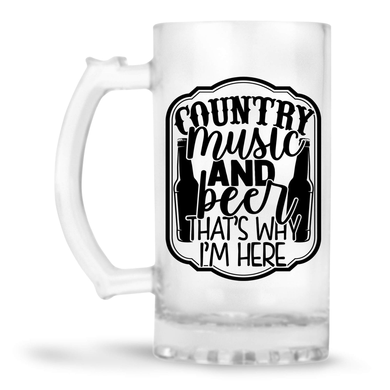 Country Music and Beer Beer Mug - corporate gift by YuBingo