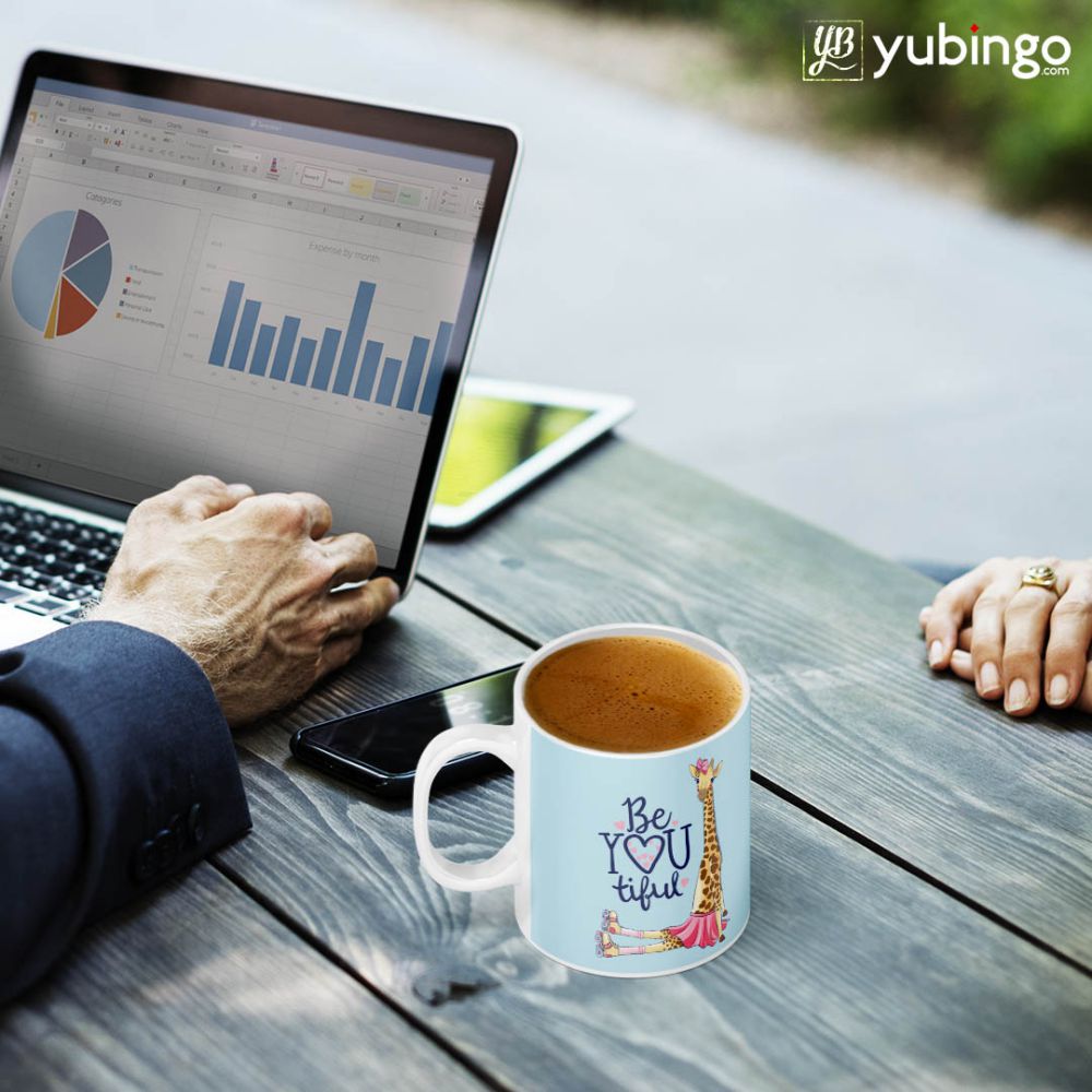 Cute Giraffe Coffee Mug - corporate gift by YuBingo