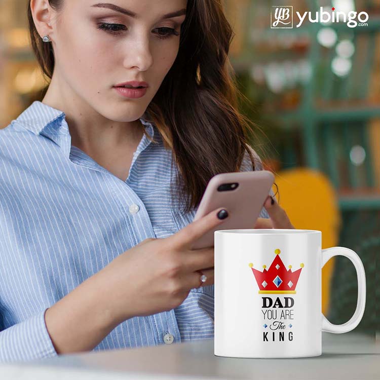 Dad Is King Coffee Mug - product image 3