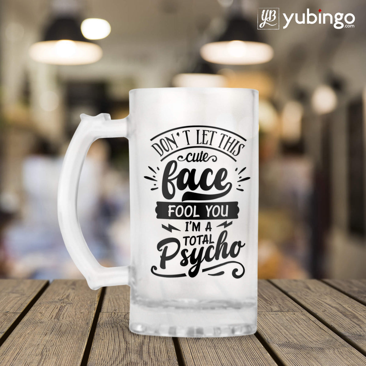 DonÃ¢â‚¬â„¢t Let This Cute Face Beer Mug - product image 3