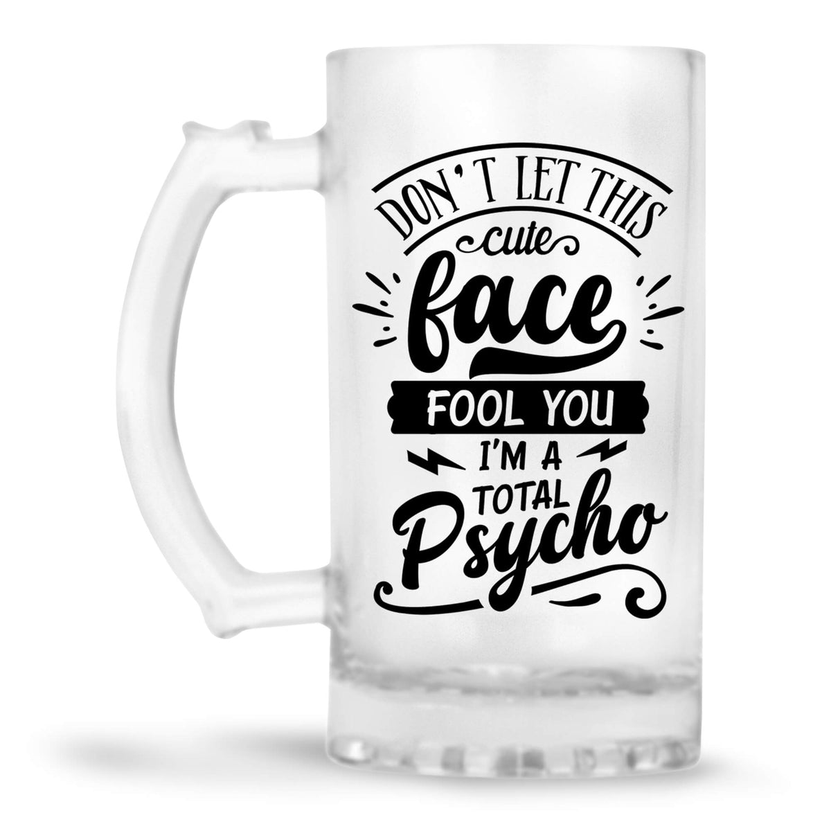 DonÃ¢â‚¬â„¢t Let This Cute Face Beer Mug - corporate gift by YuBingo