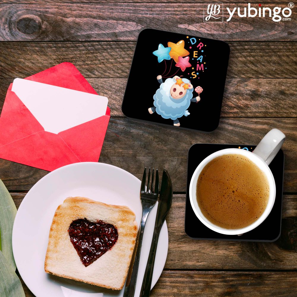 Dreams Coasters - corporate gift by YuBingo