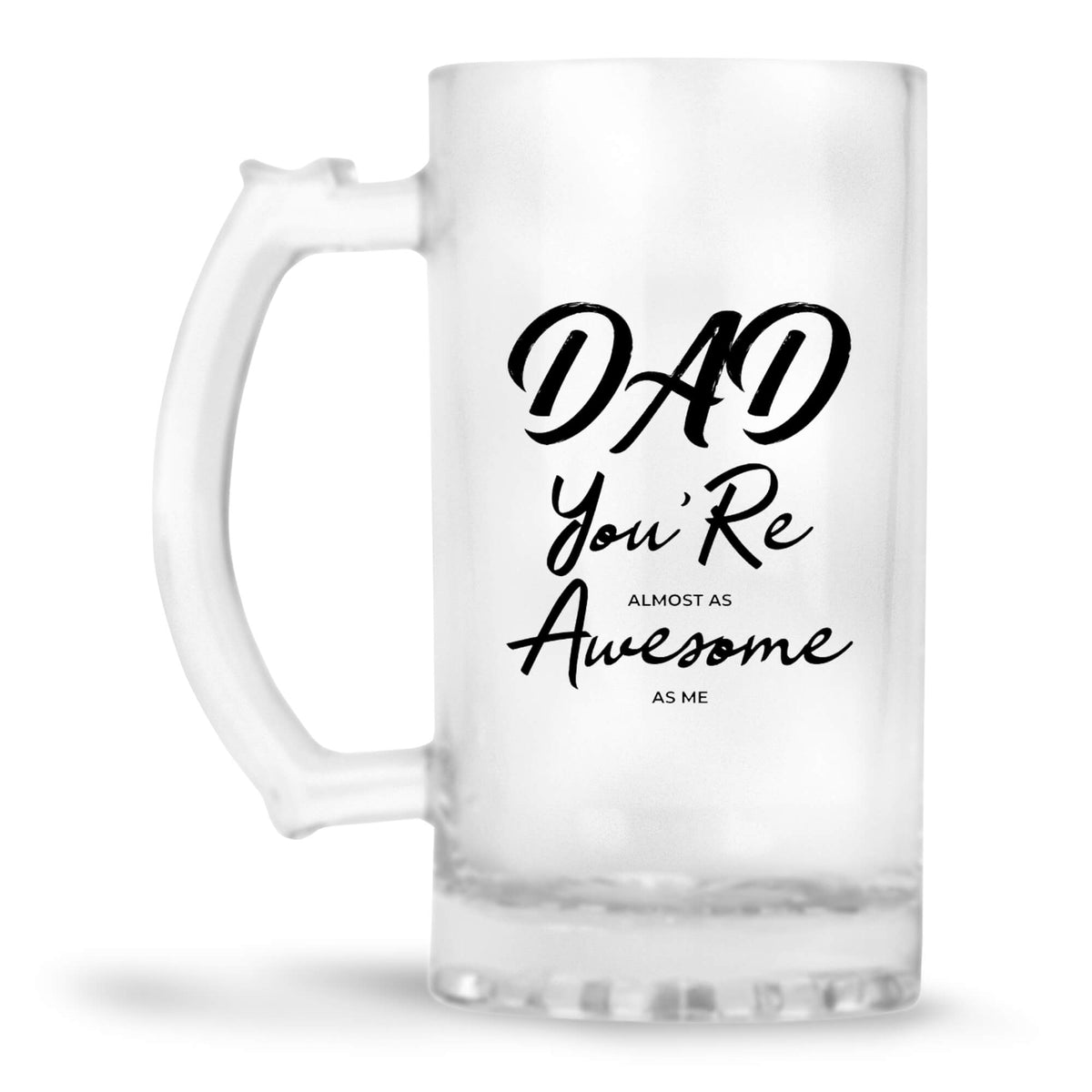 Dad Is Awesome As Me Beer Mug - corporate gift by YuBingo