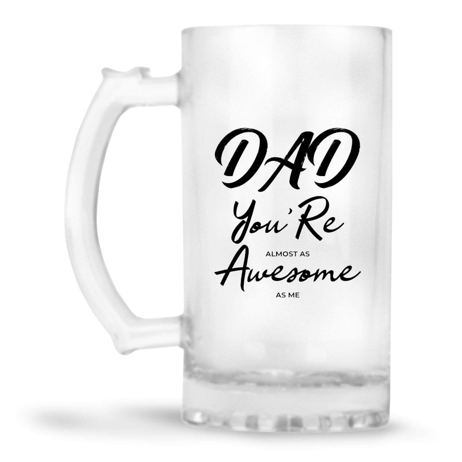 Dad Is Awesome As Me Beer Mug - corporate gift by YuBingo