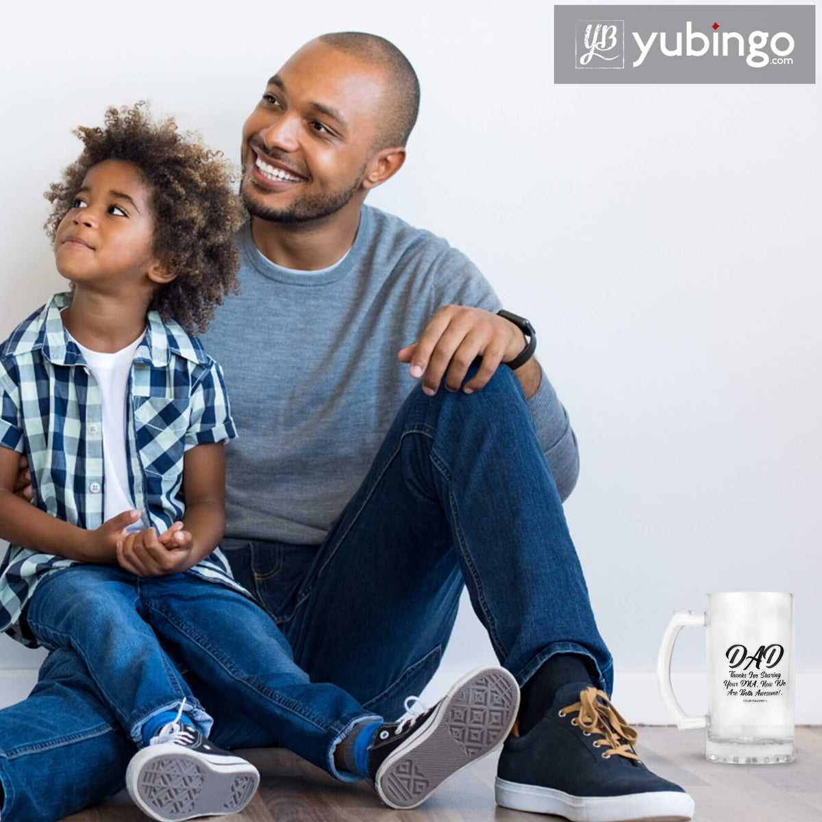 Dad Thanks for Sharing DNA Beer Mug - product image 5