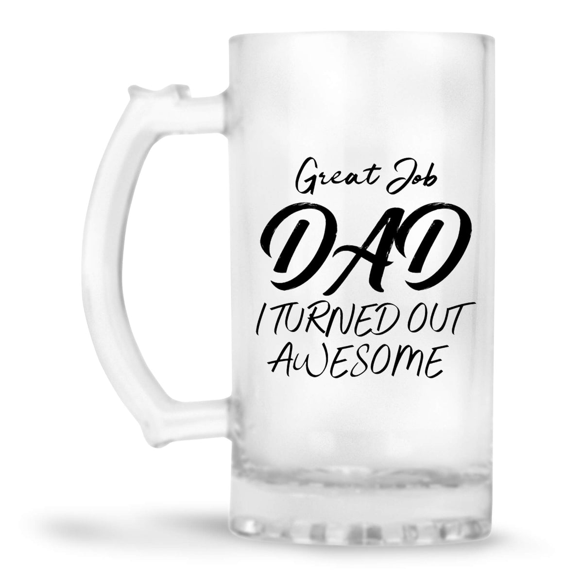 Great Job Dad Beer Mug - corporate gift by YuBingo