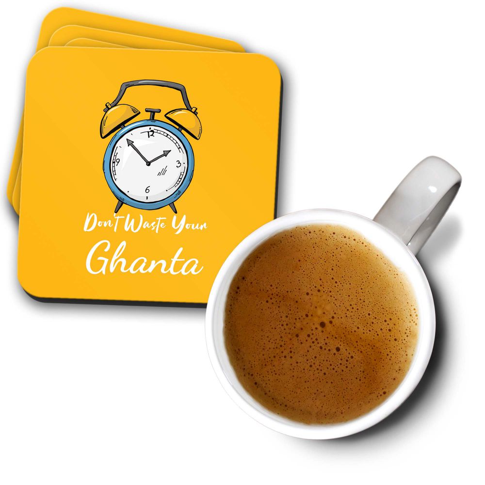 Ghanta Coasters - corporate gift by YuBingo